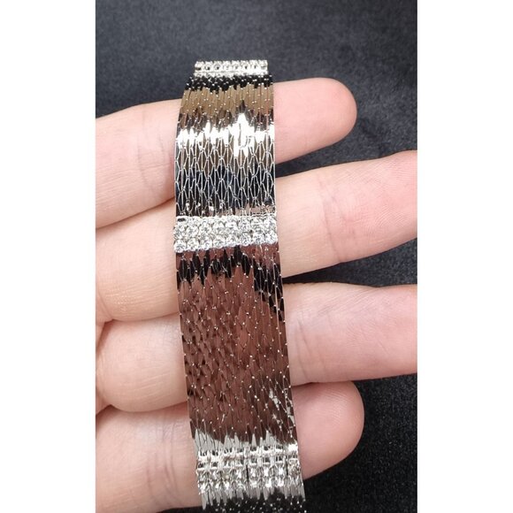 Rare Find Vintage NOLAN MILLER Glamour Collection 1999 Vintage Silver-Tone Multi - Picture 6 of 7